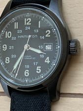 [40mm] Hamilton Khaki Field H705850 Automatic Watch Black Dial