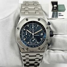 2022 Audemars Piguet Royal Oak Offshore Beast 26238ST 42MM Blue Dial Box Papers