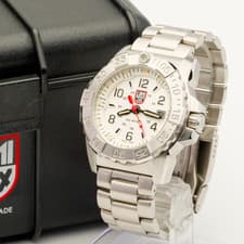 [Near MINT w/ BOX] LUMINOX Navy Seal 3250 Series White Dial Quartz Men's Watch