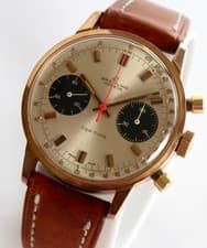 BREITLING watch, 1969 TOP TIME Model Ref. 2000-33 GOLD, JAMES BOND WATCH, Sale