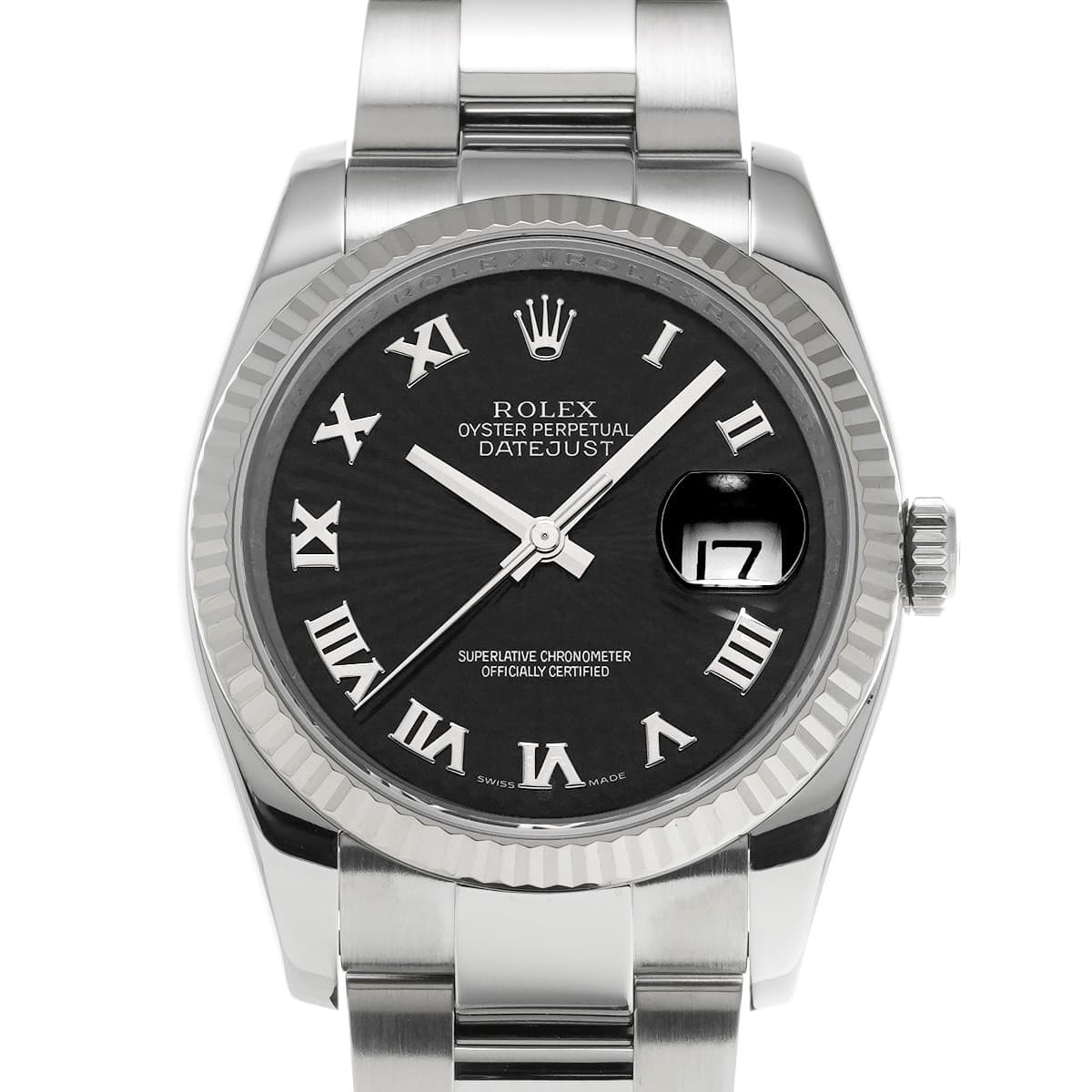 ROLEX Datejust 116234 Black sunbeam WATCH 726202