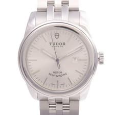 TUDOR Glamour Date 53000 Automatic Watch Stainless Steel Silver