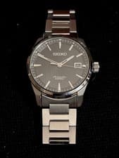 SEIKO Presage SARX015 Black Men's Automatic Watch 40mm JAPAN USED NO BOX