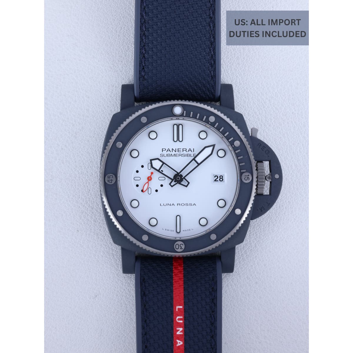 Panerai Submersible QuarantaQuattro Luna Rossa PAM01543 Ti-Ceramitech 44mm