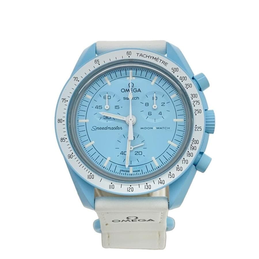 SWATCH◆Quartz watch/analog/WHT/WHT