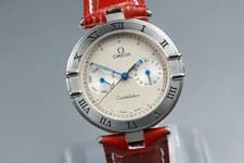 Vintage Omega Constellation 196.1070 Cal.1444 Day Date Quartz Men's Watch JAPAN