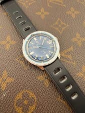 Omega Classic Admiralty Blue Dial Vintage Ghost Bezel Automatic Caliber 565 Swiss
