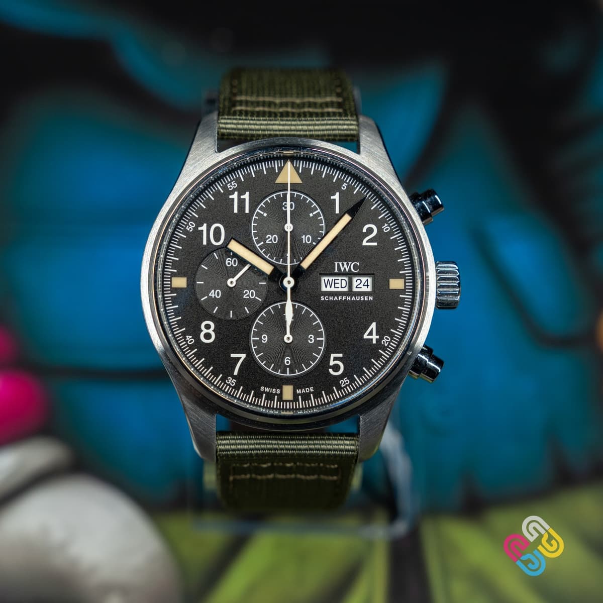 2019 IWC Pilot Fliegerchronograph 43mm Limited Edition IW377724 (Ref. 3706 Look)