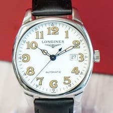 Longines Spirit Automatic Watch L2.700.4 Date 40.5mm S.S. Original Leather Strap