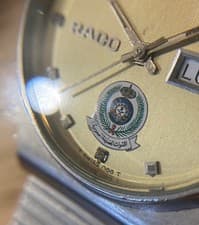 vintage Rare Rado Saudi Army Dial Automatic Bracelet Officer Military PLS READ