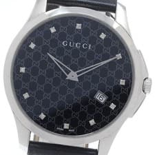GUCCI 126.3 G-Timeless Date Quartz Men's Watch 4cm Wrist 20cm