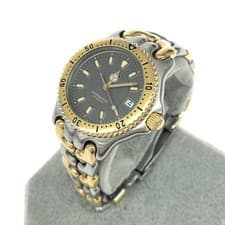 TAG Heuer Professional Quartz Watch 3H Gold Silver 18cm Used From Japan