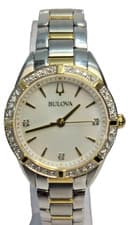 98R263 BULOVA CLASSIC GOLD MOTHER OF PEARL DIAL  WATCH JMB-100