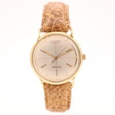 Vintage 33mm Longines 1200 Admiral Crosshairs Automatic Wristwatch Swiss 10k GF