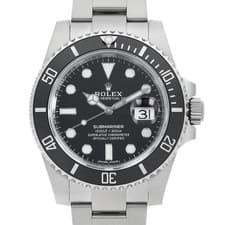 ROLEX SUBMARINER Date 116610LN black Random Number second hand mens