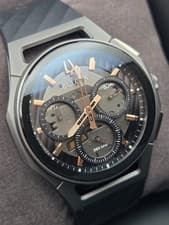 Bulova CURV 98A162 44mm Titanium/Stainless Case with Black Strap