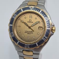 Omega Seamaster Pre-Bond Quartz Two Tone Mens Watch