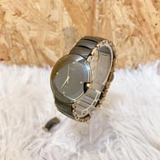 RADO DIA STAR Jubile 129.0300.3 4P Diamond Quartz Black Dial Unisex Watch Tested