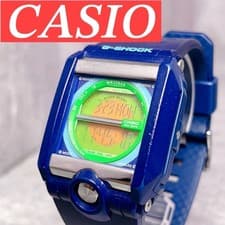 Casio G-Shock G-8100D-2DR Digital Watch Blue Green Used From Japan