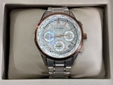 Citizen Exceed CC9054-52A GPS Satellite Radio Watch Titanium Used