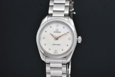 OMEGA 220.10.28.60.54.001 Seamaster AQUA TERRA 4061 4P Diamonds K18 #0530