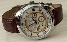 Exc+5 Citizen Campanola Perpetual Calendar AG6200-07 Quartz Dress Watch Working