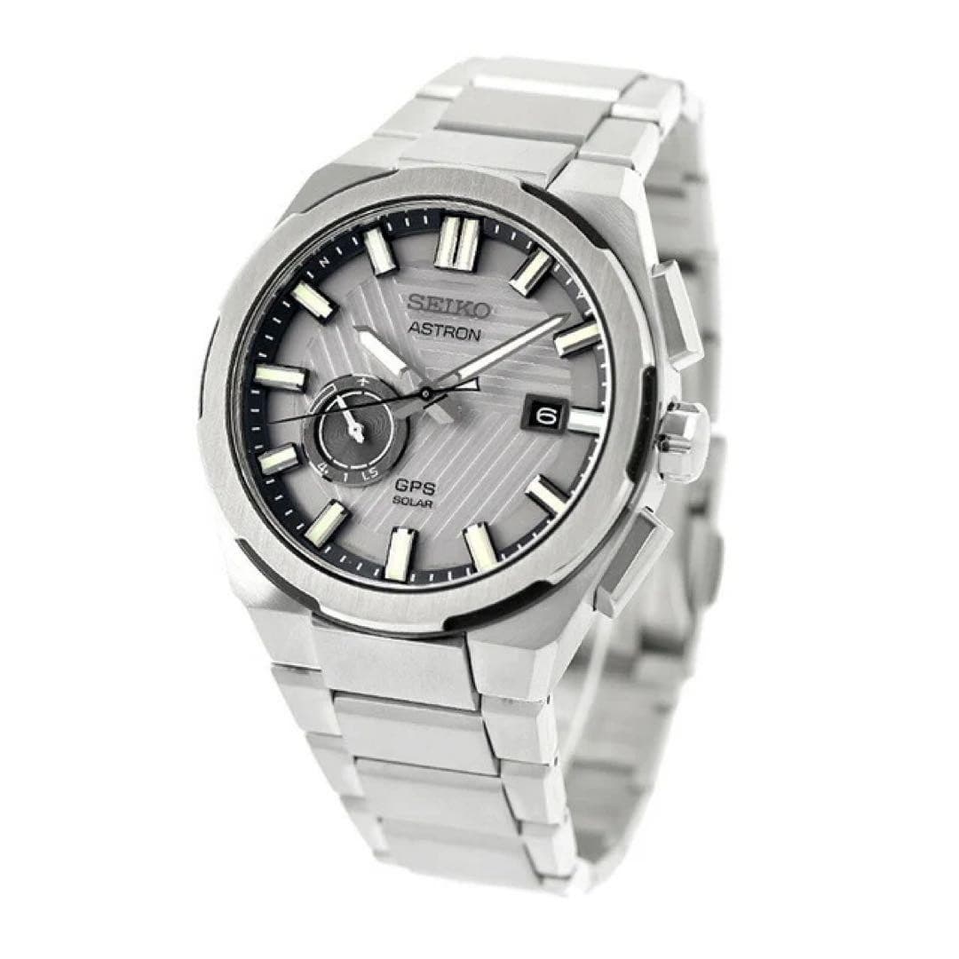 SEIKO ASTRON NEXTER SBXD037 Silver Titanium GPS Men's Watch