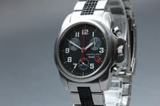 [Near MINT] Hamilton Khaki 6313 Black Chronograph Quartz Men's Watch From JAPAN