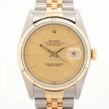 Rolex DATEJUST 36 16233 SS×YG SS×YG AT Champagne-Face
