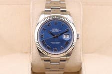 Rolex Datejust 41 Blue Roman Dial | ref. 126334 | 2022 Set