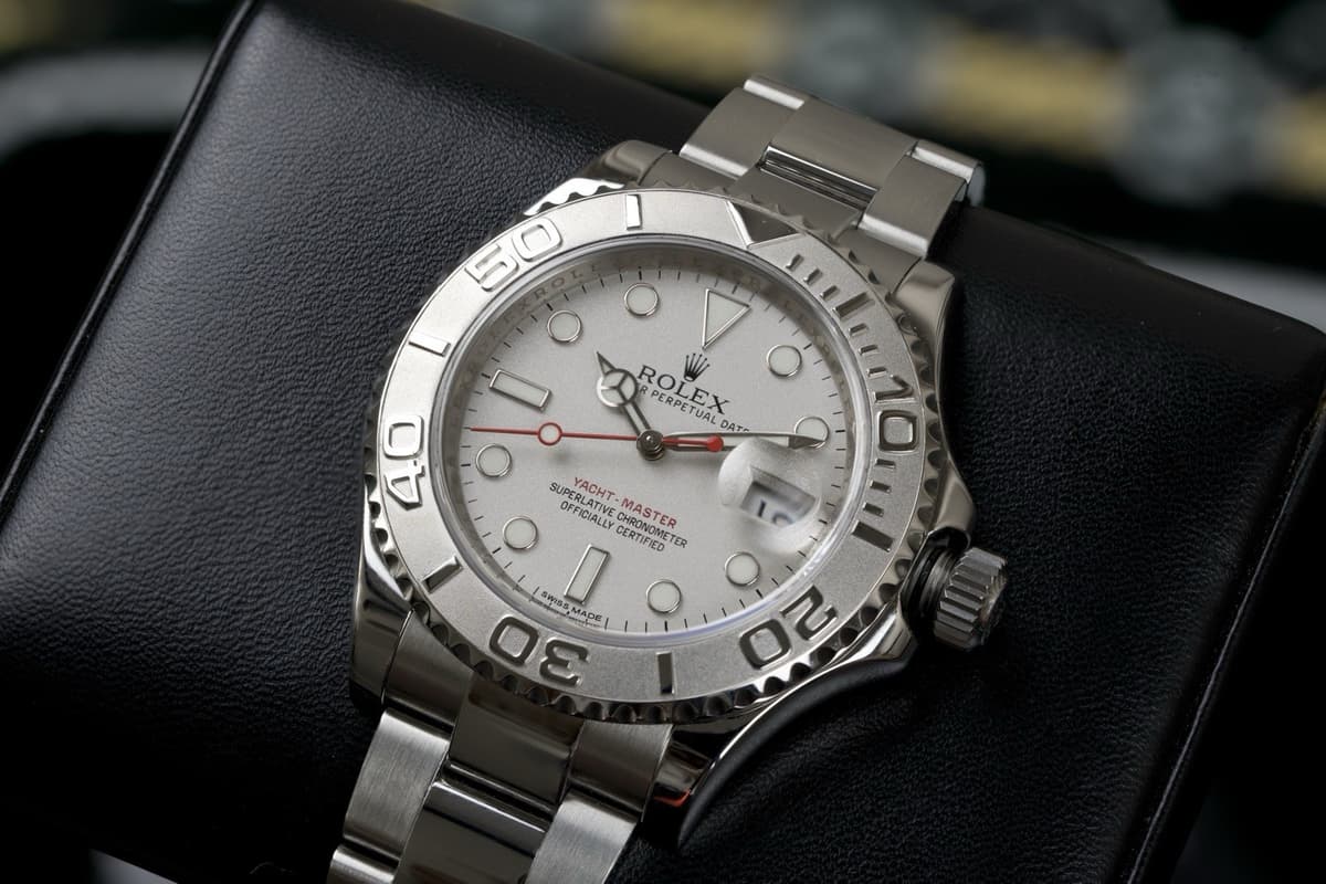 Rolex Yacht-Master 40mm 116622 Platinum Dial | 2014 Watch, Warranty Card, & Tag