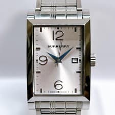 Burberry Men's Watch, Date, Silver BU8006 #QY1Q0C