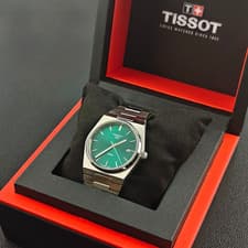 Tissot PRX Green Dial 40mm Steel Men's Quartz Watch T137.410.11.091.00