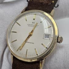 Hamilton Masterpiece 10k Gold Filled Self Winding Men’s Watch Vintage Cal 840