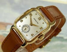 1953 Vintage HAMILTON CARLTON, Stunning SILVER Dial, Serviced With Warranty