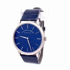 A. Lange & Söhne Saxonia Thin Blue, White Gold Unisex Watch - 205.086