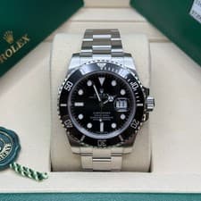 Rolex Submariner Date Black Dial Stainless Steel Ceramic Bezel Oyster Bracelet