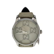 Used GUCCI◆Quartz watch/analog/--/multicolor/WHT/126.4YA12604058