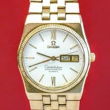 1977 Omega Constellation Chronometer Quartz Watch Cal. 1343 Day/Date 34mm 10K GF