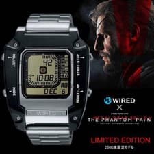 SEIKO WIRED METAL GEAR SOLID V Limited quantity available. Brand new, unused