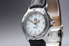 *Near MINT* TAG Heuer S/el WI2210 White Dial 34mm Automatic Men's Watch JAPAN