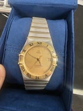 omega Manhattan constellation 18k two tone Auth Rare