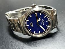 [Serviced] Sinn 556 I M-30 Aviation Limited Edition Blue Dial on H-Link Bracelet