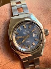 Zenith Defy Watch Ref. 847 D 135 diver automatic lady vintage NOS