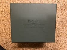 BALL Trainmaster Legend 40mm Black Dial Stainless Steel Watch w/ Box & Tags NEW