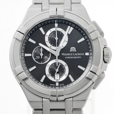 Used Maurice Lacroix Icon Quartz Chronograph AI1018 Black Watch