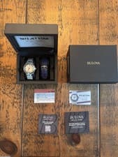 Bulova Jet Star Limited Edition 1973 Stainless Steel Silver Dial Men's Watch