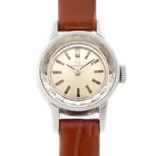 Omega Ladies Stainless Steel Watch Cal.484 Silver Dial Used