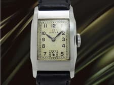 Vintage Omega Rectangular Cal T17 Manual Wind 15J 21.5mm Art Deco Ladies Watch