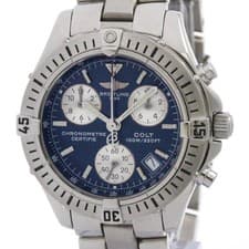Breitling Colt Quartz Men's Watch A73350 Stainless Steel Polished